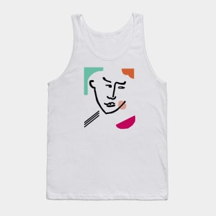 Deco Face Tank Top